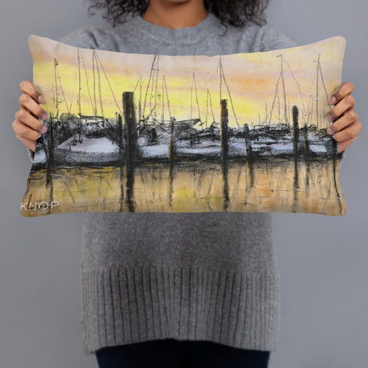 Kissenbezug "Segelhafen" | Deko-Kissen in 3 Größen