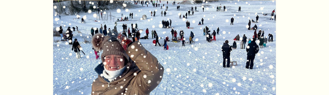 Winterglück: Rodelgaudi am Utkiek