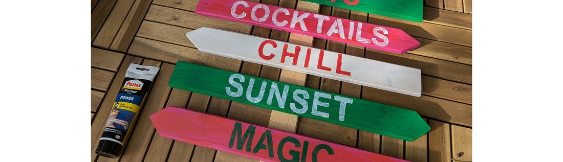 Cooles Reggae Summer-Schild für deinen Garten