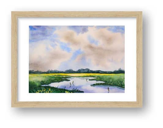 Marschenland — framed