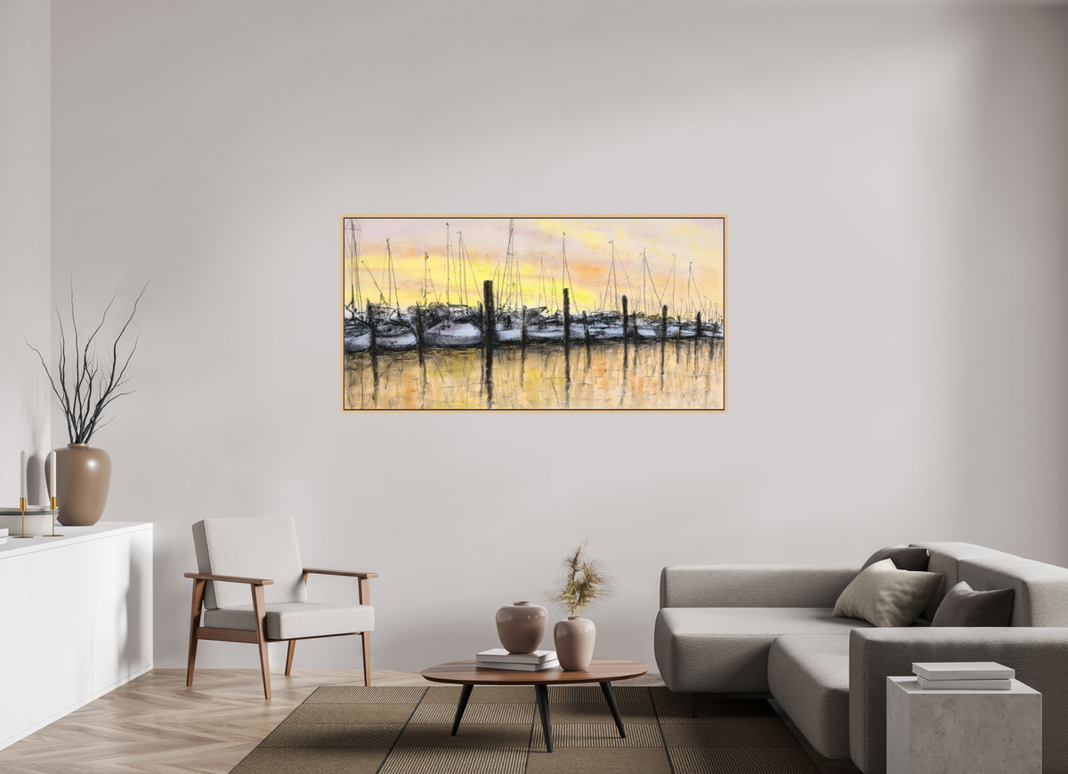 180 x 90 cm, Schattenfuge Ahorn Segelhafen