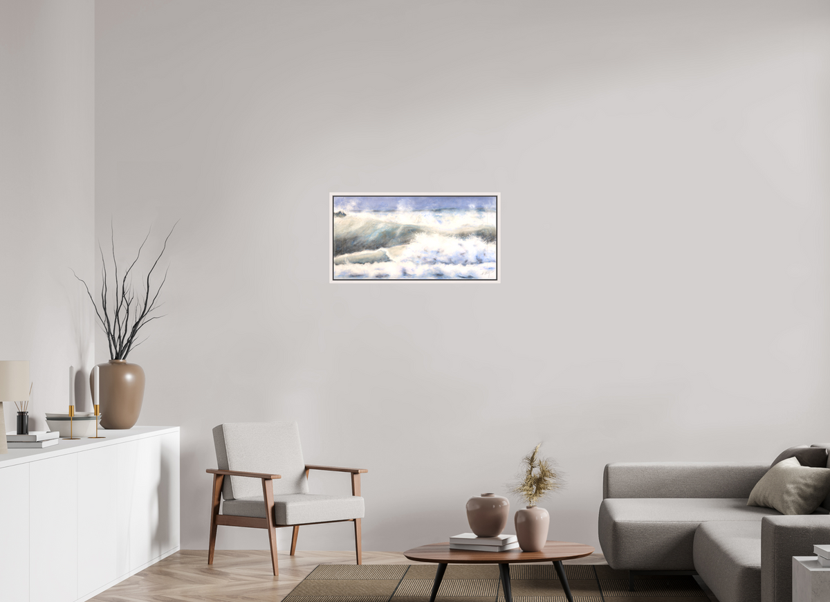 80 x 40 cm, Schattenfuge Ahorn weiß neu weiß