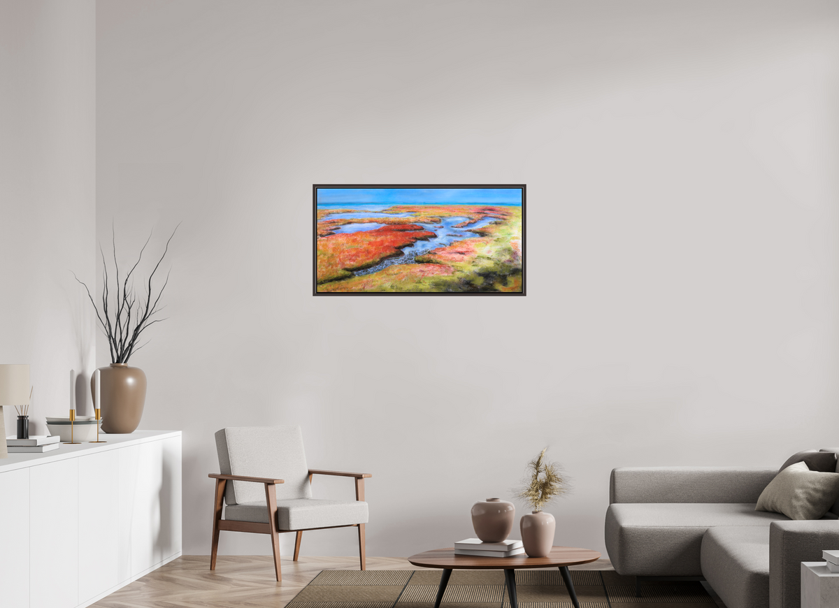 100 x 50 cm, Schattenfuge Erle dunkelbraun Salzwiesen
