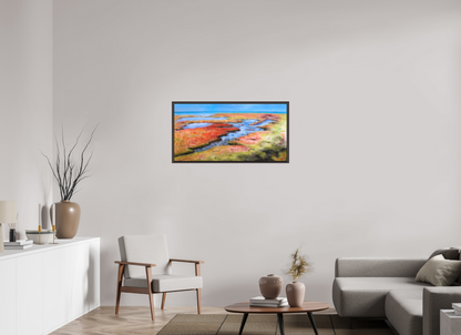 100 x 50 cm, Schattenfuge Erle dunkelbraun Salzwiesen