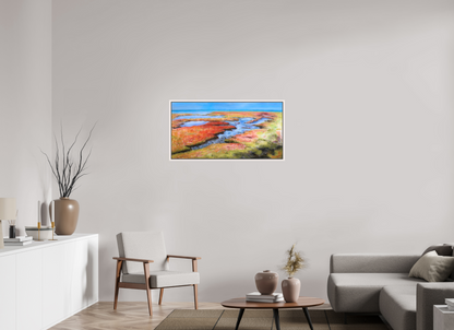 100 x 50 cm, Schattenfuge Ahorn weiß Salzwiesen