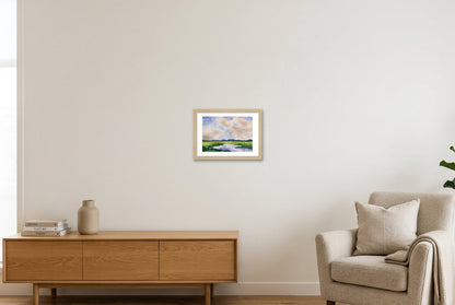Marschenland — A4 (30×21cm, 12×8") Oak Frame