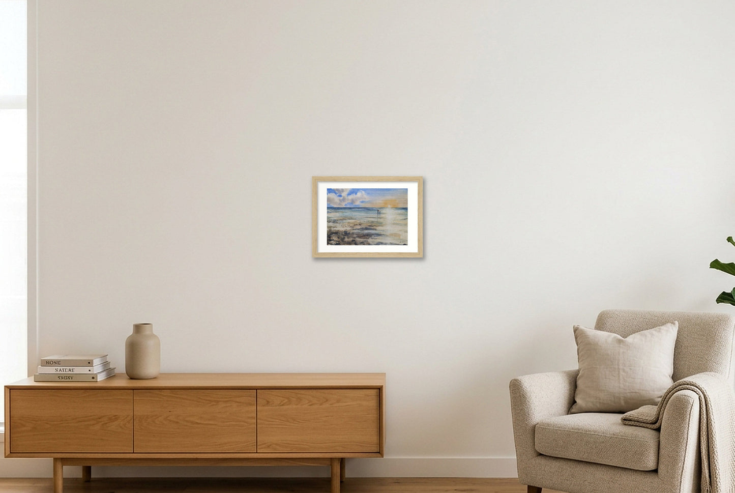Sommerwatt — A4 (30×21cm, 12×8") Oak Frame