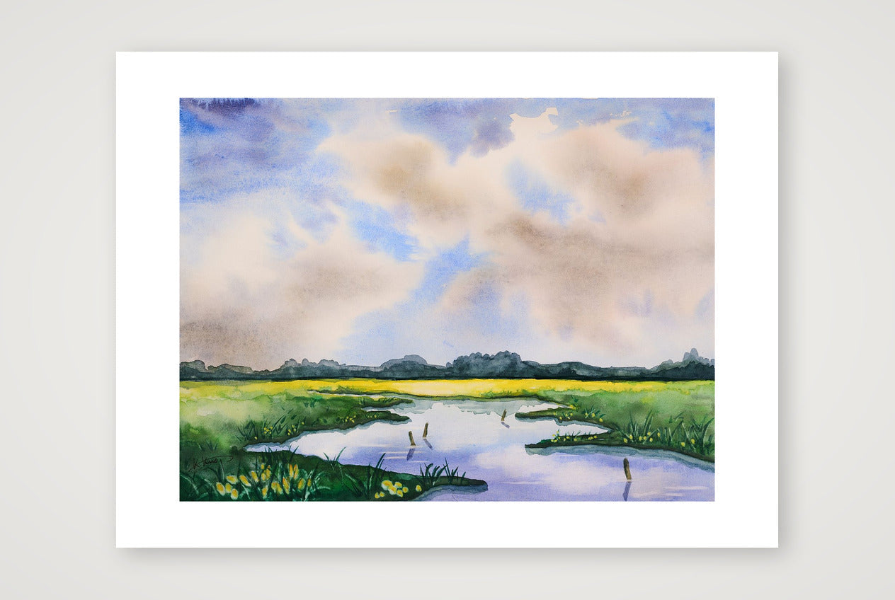 Marschenland — 40×30cm, 16×12" Print only
