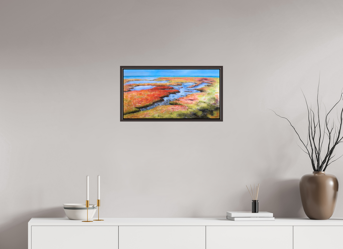 60 x 30 cm, Schattenfuge Erle dunkelbraun Salzwiesen