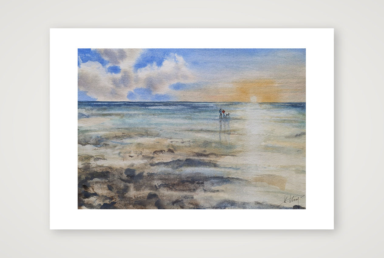 Sommerwatt — A4 (30×21cm, 12×8") Print only