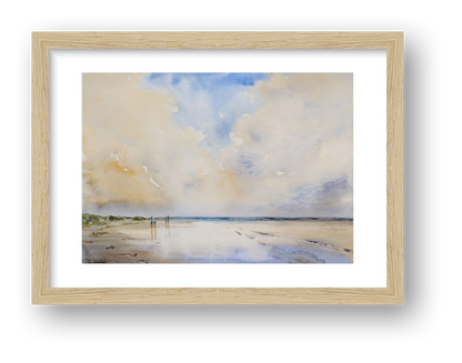 Strandspaziergang — framed