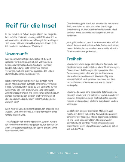 Reisejournal: Drei unvernünftige Monate. Sizilien erobern. Malen auf Reisen.