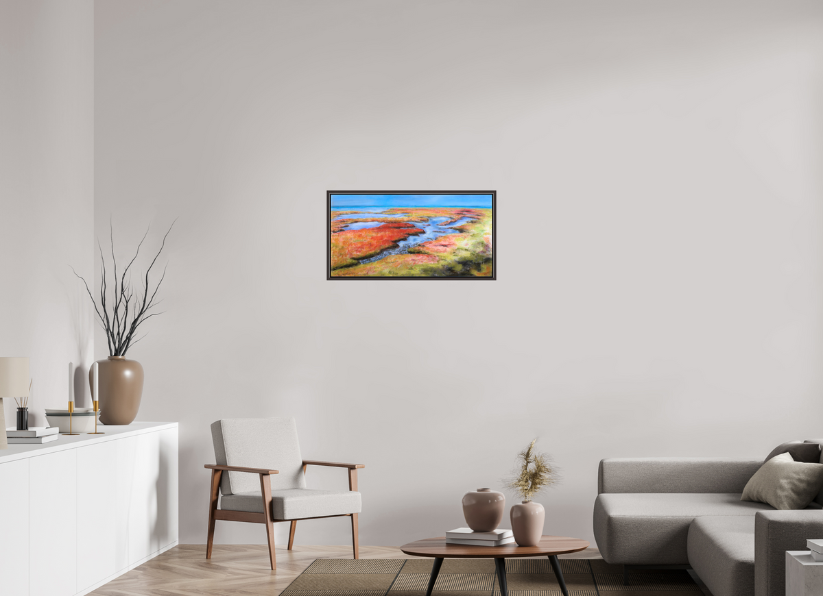 80 x 40 cm, Schattenfuge Erle dunkelbraun Salzwiesen