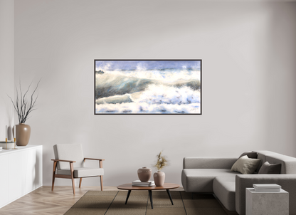 180 x 90 cm, Schattenfuge Erle dunkelbraun Stürmische See Schattenfuge dunkelbraun