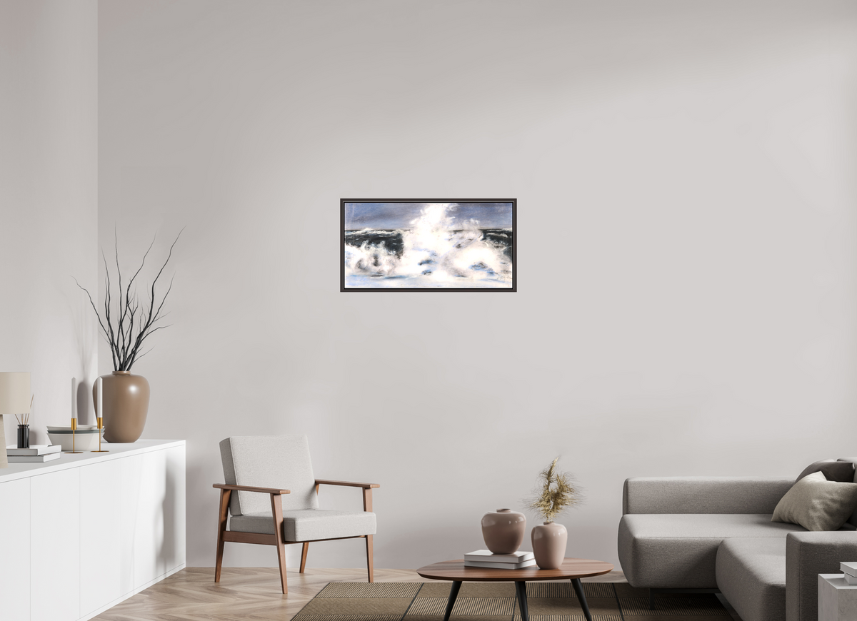 80 x 40 cm, Schattenfuge Erle dunkelbraun Orkan