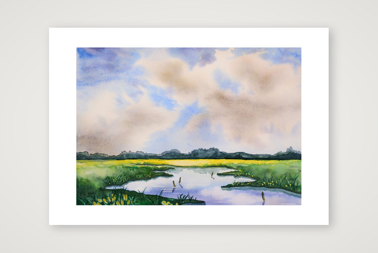 Marschenland — A4 (30×21cm, 12×8") Print only