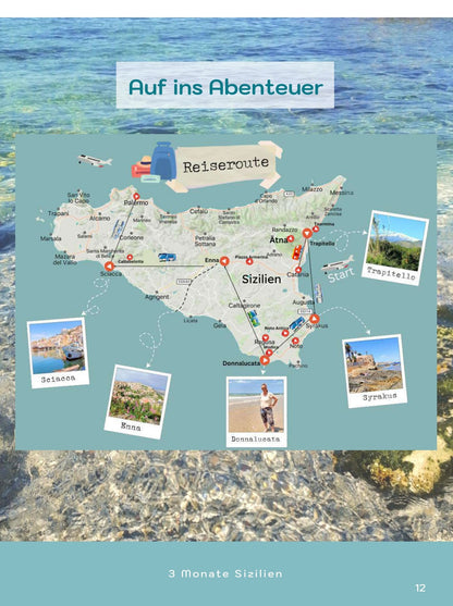 Reisejournal: Drei unvernünftige Monate. Sizilien erobern. Malen auf Reisen.