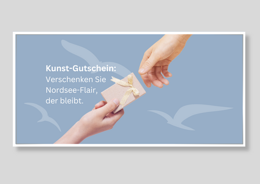Kunst-Gutschein – ein Stück Nordsee zum Verschenken