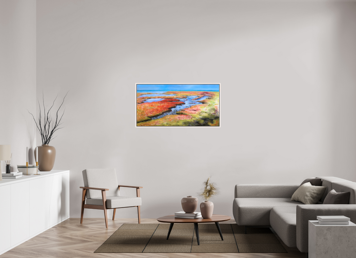 120 x 60 cm, Schattenfuge Ahorn weiß Salzwiesen
