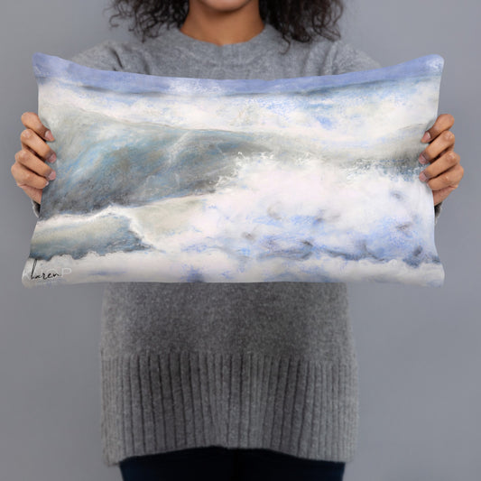 Kissenbezug "Stürmische See" | Deko-Kissen in 3 Größen