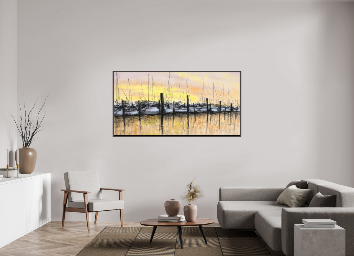180 x 90 cm, Schattenfuge Erle dunkelbraun Segelhafen