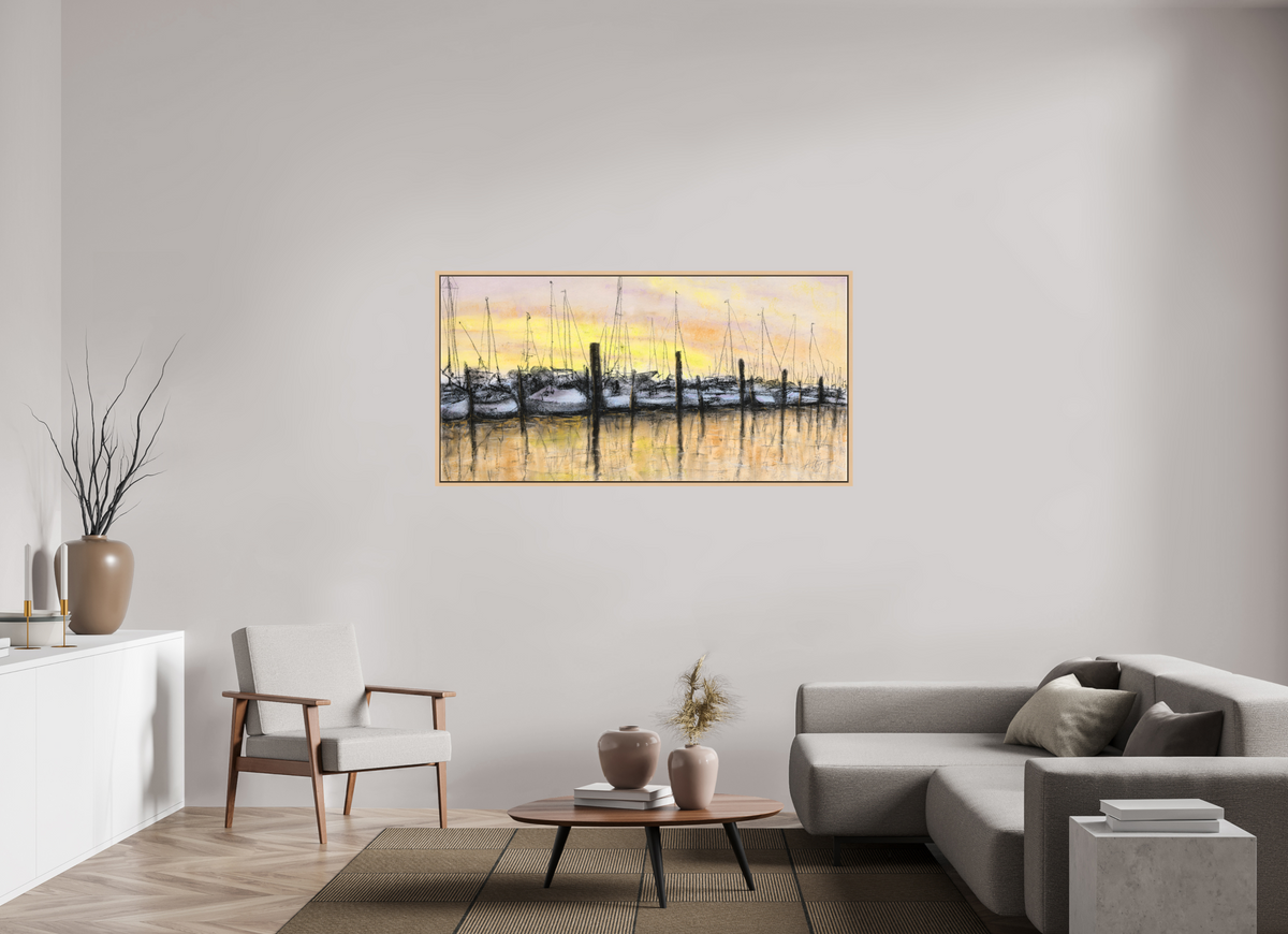 160 x 80 cm, Schattenfuge Ahorn Segelhafen