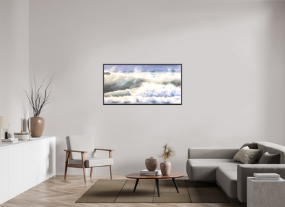 140 x 70 cm, Schattenfuge Erle dunkelbraun Stürmische See Schattenfuge dunkelbraun