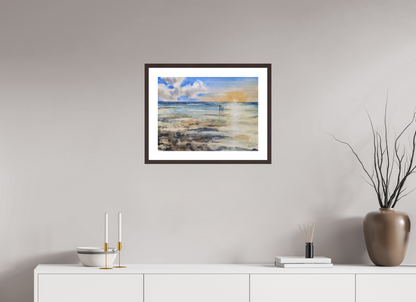 53,9 x 40 cm, Rahmen Erle dunkelbraun Sommerwatt
