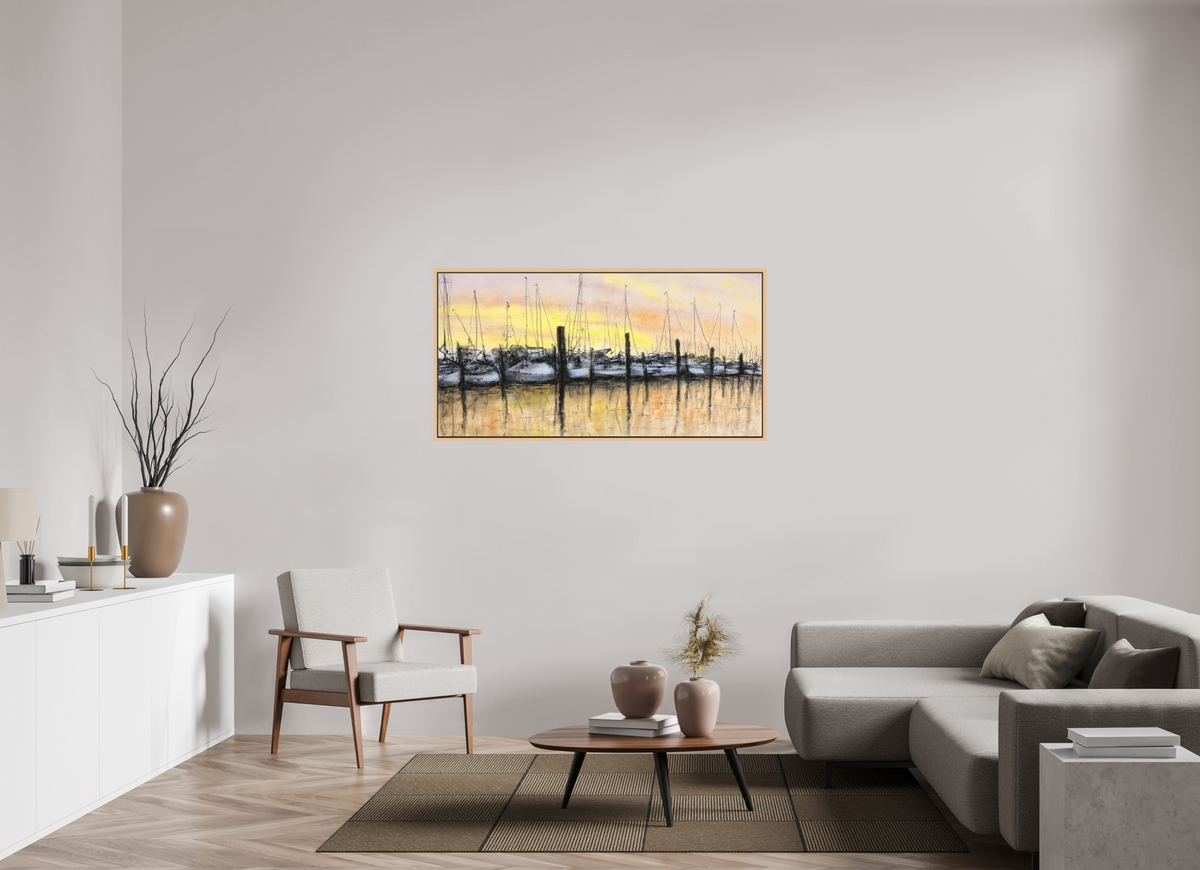 140 x 70 cm, Schattenfuge Ahorn Segelhafen