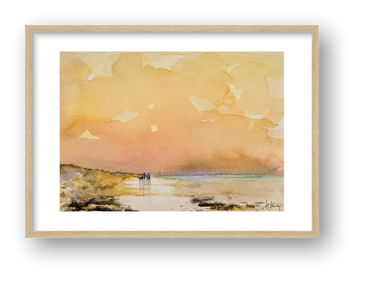 Goldene Stunde — framed