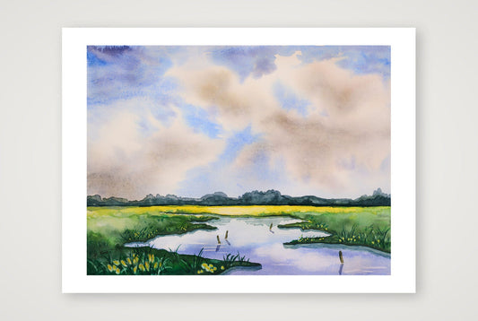 Marschenland — 80×60cm, 31×24" Print only