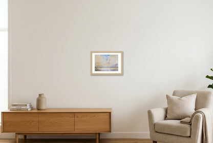 Strandspaziergang — A4 (30×21cm, 12×8") Oak Frame