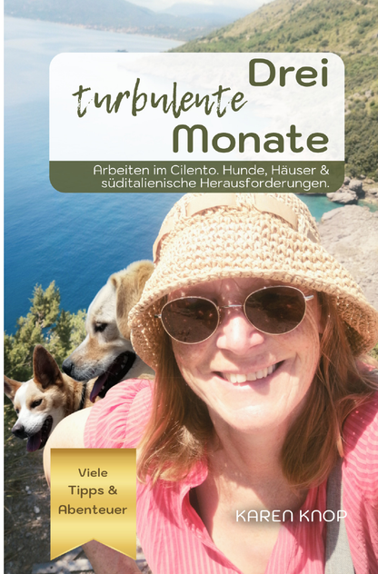 Taschenbuch: Drei turbulente Monate – Arbeiten im Cilento